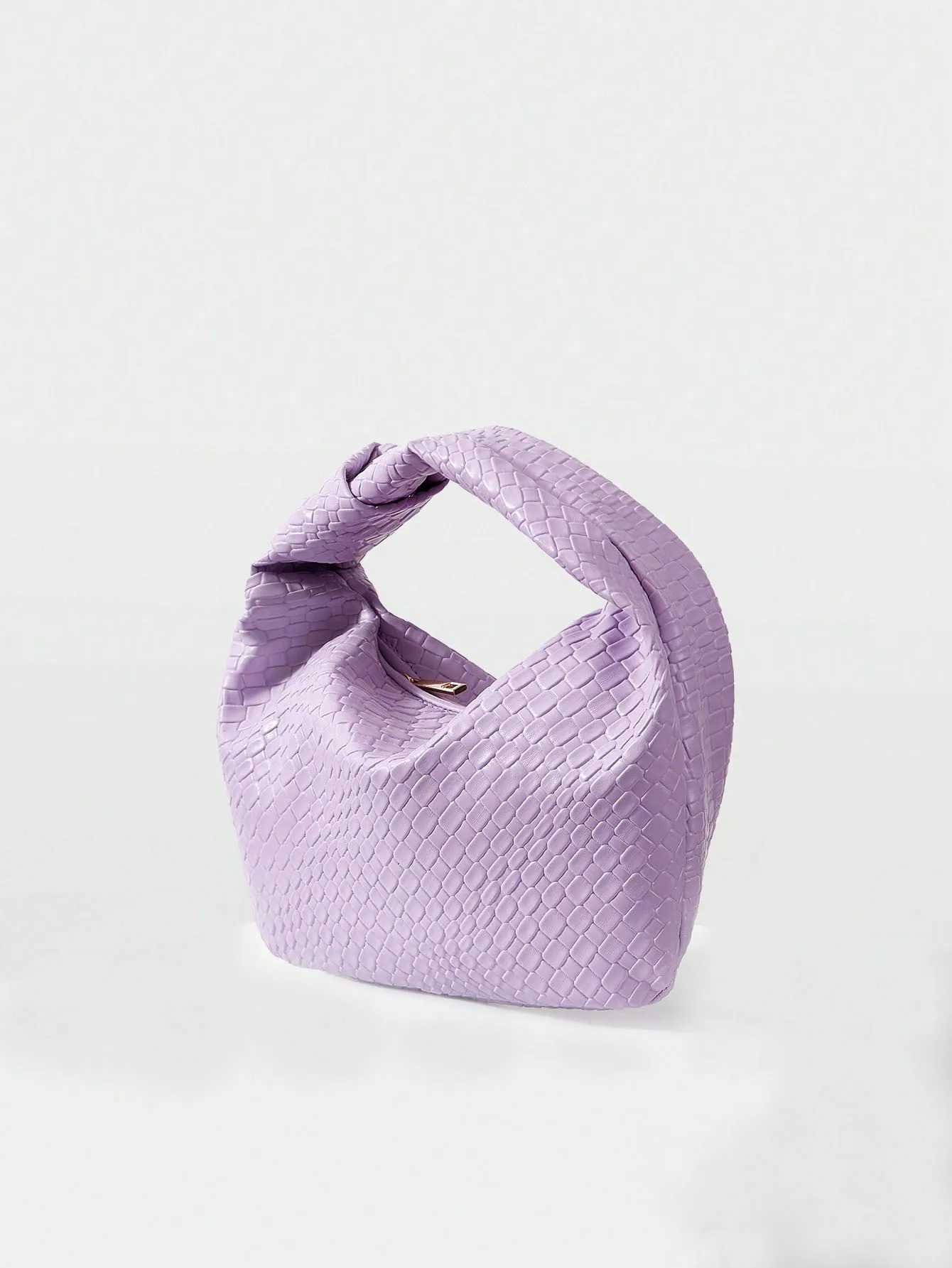 Womens high-end woven decoration crescent handbag suitable for parties dates weddings shopping W250527