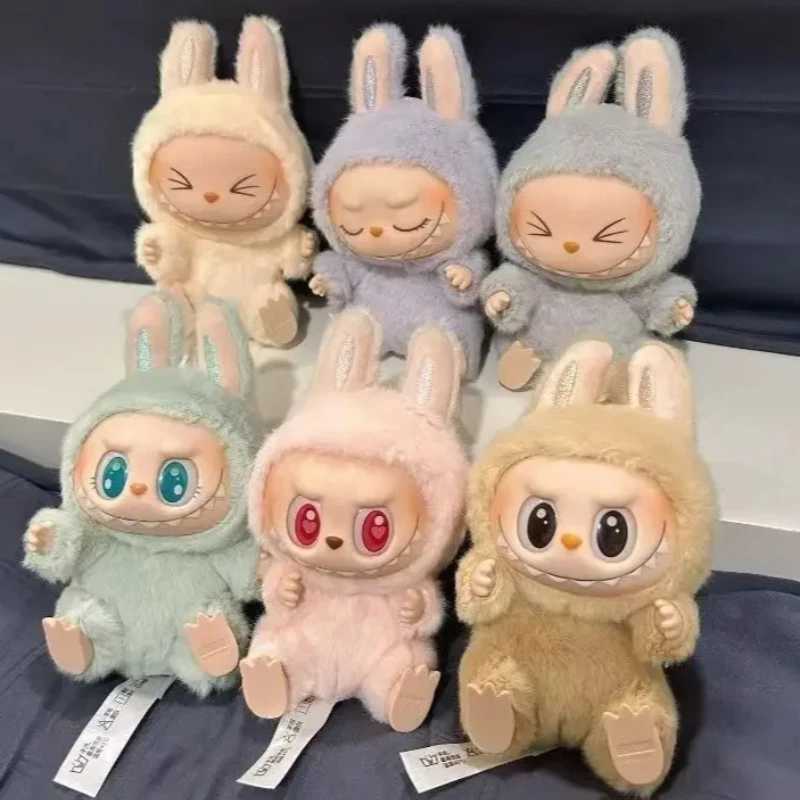 Labubu Monster Box Toy Heart Macaron Ii Vinyl Plush Doll Blind Box Model Pack Key Chain Gift Tabletop Decoration Childrens Gift M250527