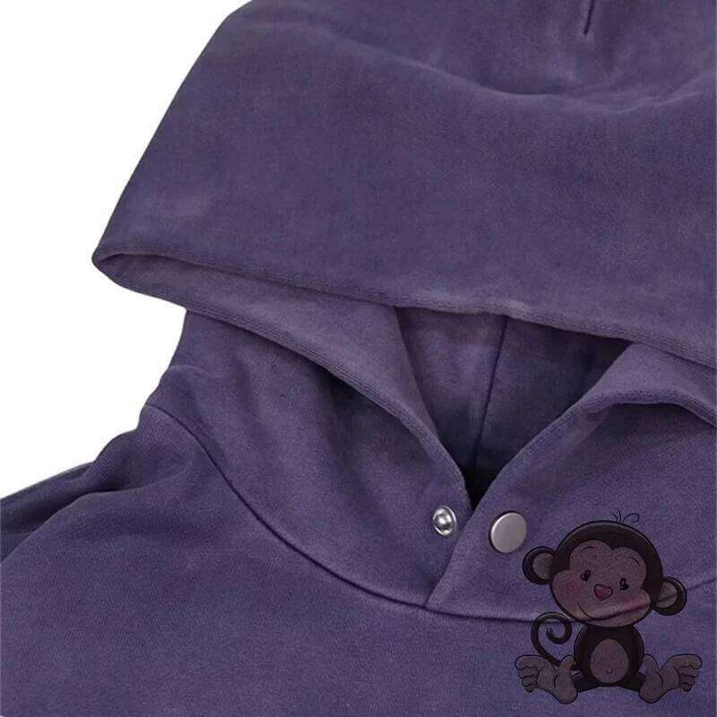 False Perception Reeborn Purple Winter Men's Hoodie