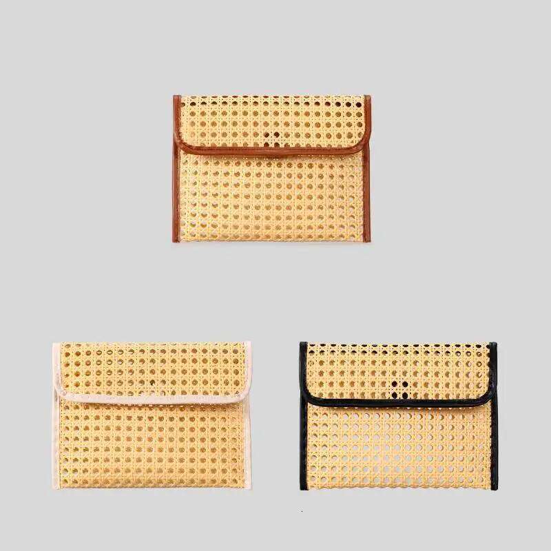 Fashion Imation Rattan Hollow Clutch For Women Woven Shoulder Crossbody Bags Casual Summer Beach Bag 2025