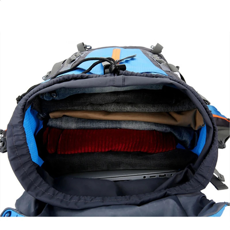70L Camping Backpack Mens Travel Bag Climbing Rucksack Large Hiking Storage Pack Outdoor Mountaineering Sports Shoulder Bags y250729