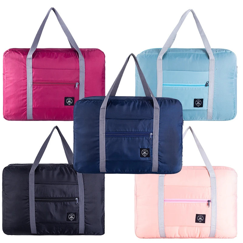 Travel Bag Folding Travel Storage Bag Large-capacity Baggage Package Portable Multi-function Airplane Handbag Weekend Trip 250526