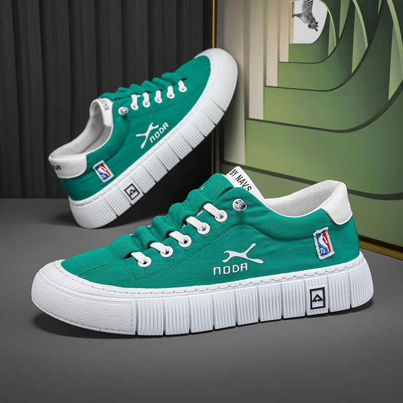 Mens Best Selling Chunky Sole Canvas Shoes 2025 New Design Low Cut Comfortable Sneakers Multiple Colors Available