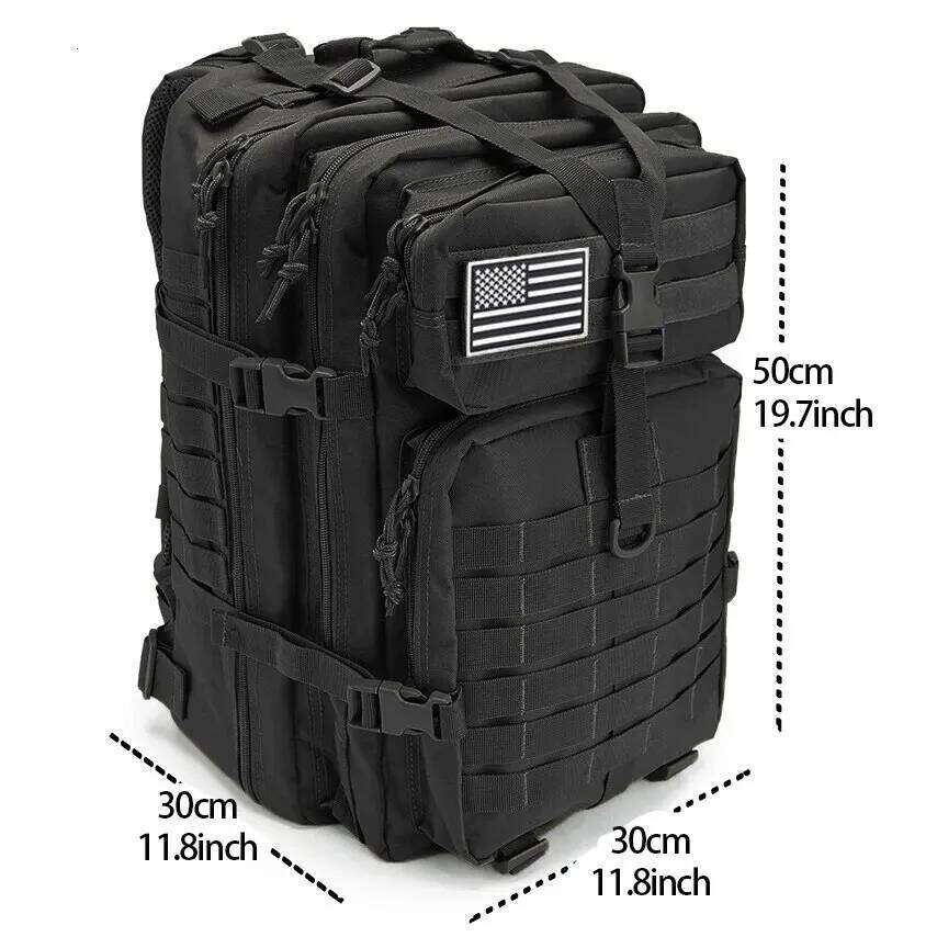 L Man Tactical Backpacks Survival Traveling Bags Hking Outdoor P Assault EDC Molle Pack For Trekking Hunting Bag