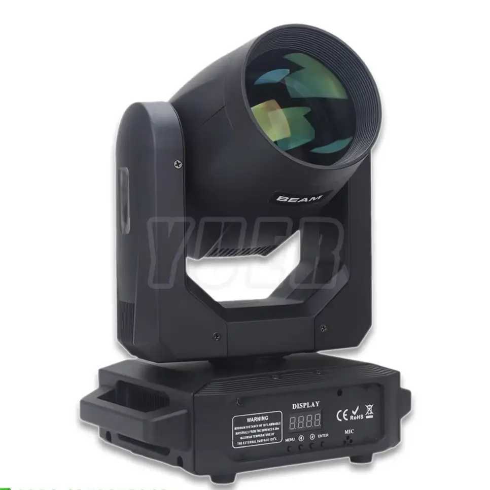 YUER 200W LED Moving Head Stage Lighting For Party DJ Disco Beam Gobo Effect DMX Sharpy Concert Wedding Decoration Stage Lights XJ250527