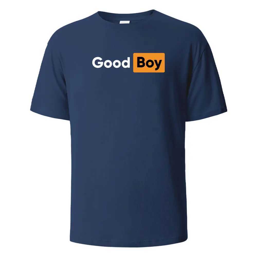 Good Boy Print T-Shirt Summer Tees For Men Women 100% Cotton O-neck Oversize Casual Short sleeve Tops Z250527