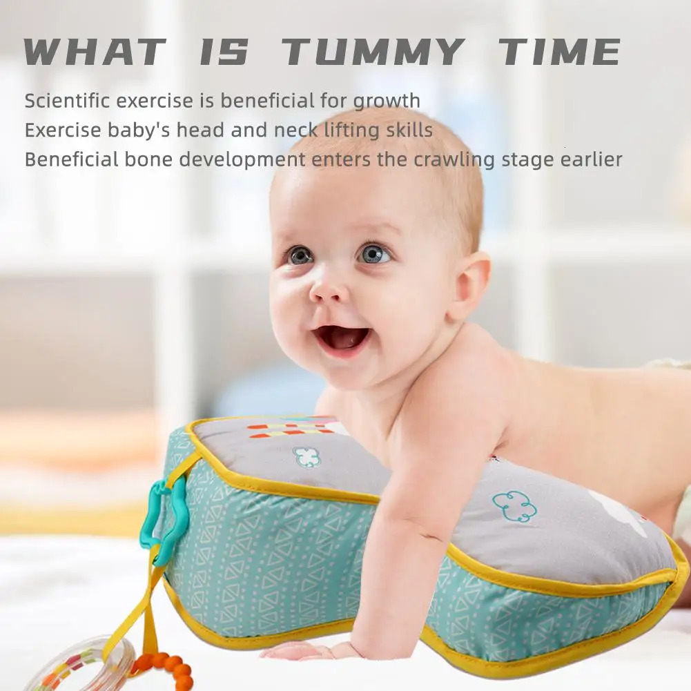 Baby Pillow Tummy Time Toy Lying High Contrast DoubleSided Birthday Gifts Training Pillows Headup Se A8E8 250527
