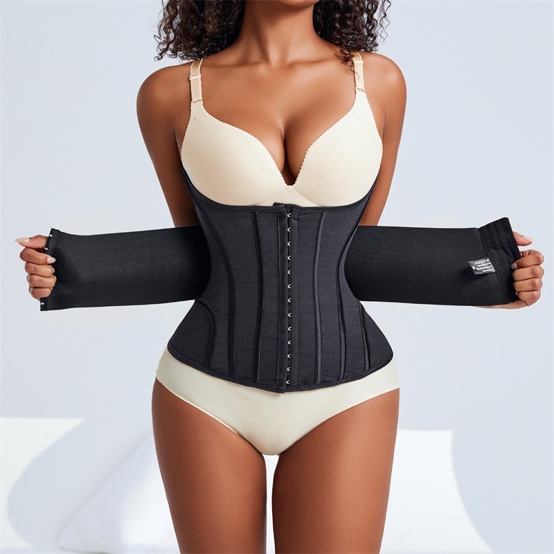 Colombians Waist Trainer Double Compression BBL Shaper Tummy Control Slimming Sheath Flat Belly Adjustable Shapewear 241115