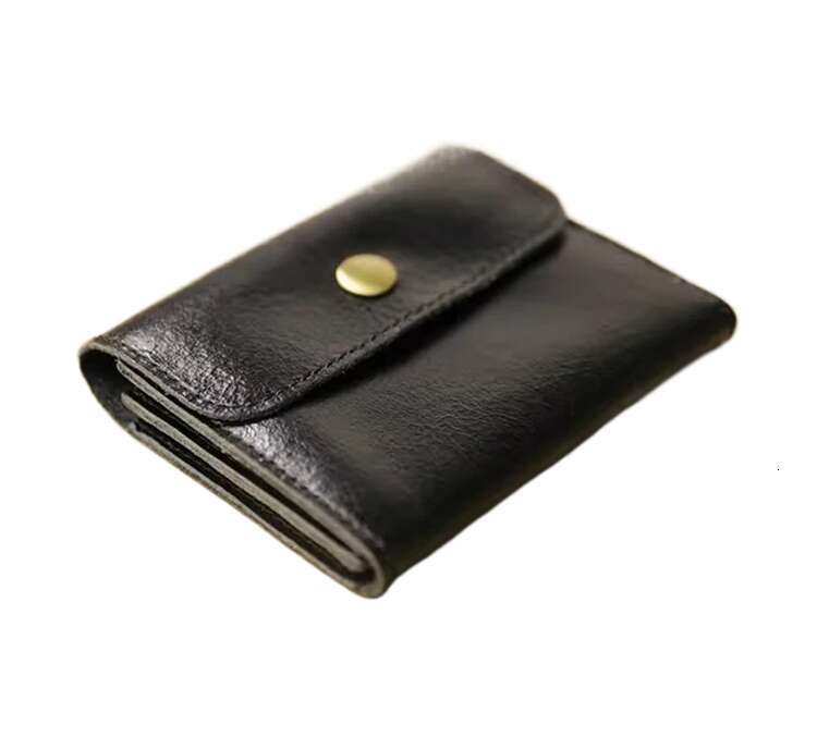 Retro Small Holders Men And Women Vintage Mini Thin Money Bag Hasp Zipper Short Wallet For Credit Card Slim Coin Purse