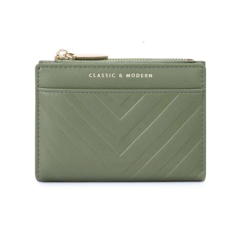 New Strip-Shaped Emed PU Leather Wallet With Multiple Compartments, Fashionable And Versatile Small Coin Purse