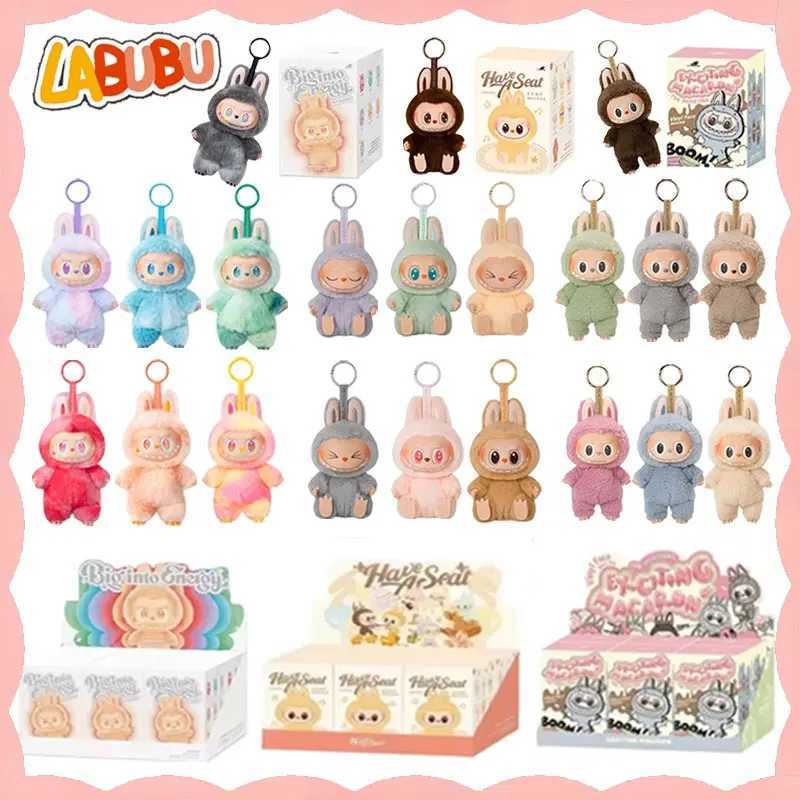 Blind Box Labubu3 1 2 Heartbeat Macaron Enamel The Monsters Face PVC Figurine Tabletop Ornament Kawaii Doll Kid Birthday Gift W250526