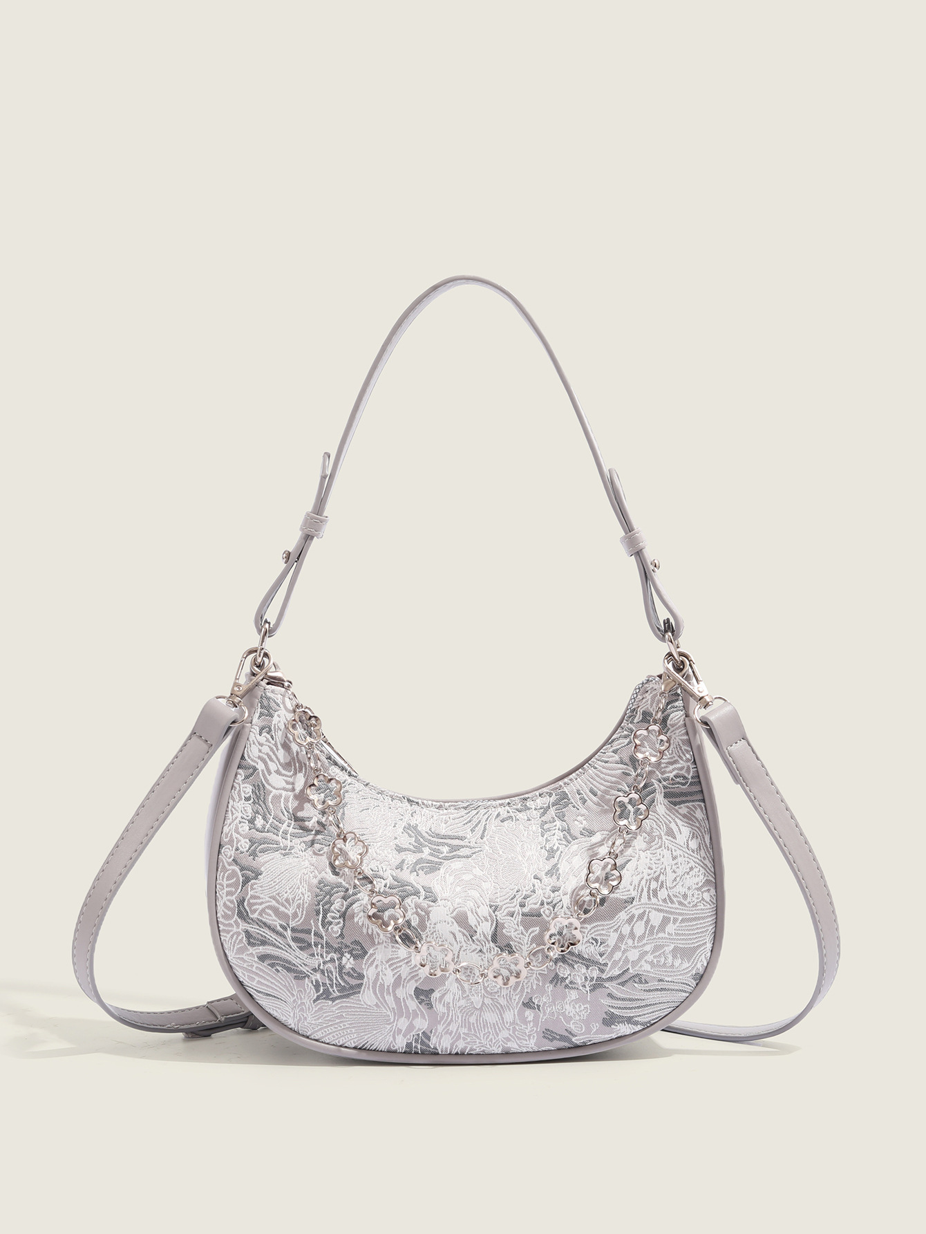 Top brand high-quality new free designer bag armpit bag fashionable design shoulder bag horizontal fairy pink crescent bag new free designer bag