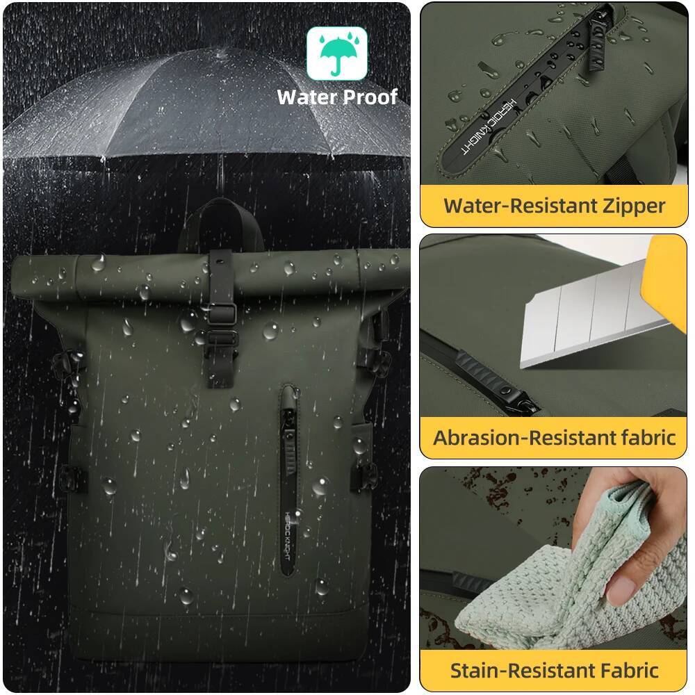 Men's Backpack Outdoors Travel Rollup Women's Bag Expandable Laptop Pack Large Capacity Waterproof Backpacks
