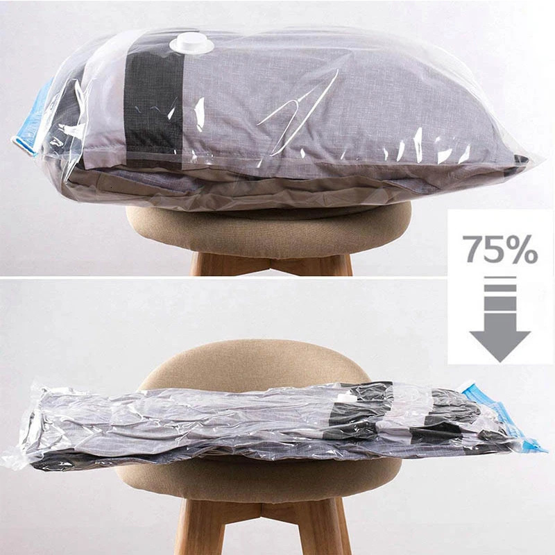 Vacuum Storage Bags for Storing Clothes Organizer Vacuum Seal Bag Space Saving Bags for Pillow Blanket Travel Vacuum Bag Package 250526
