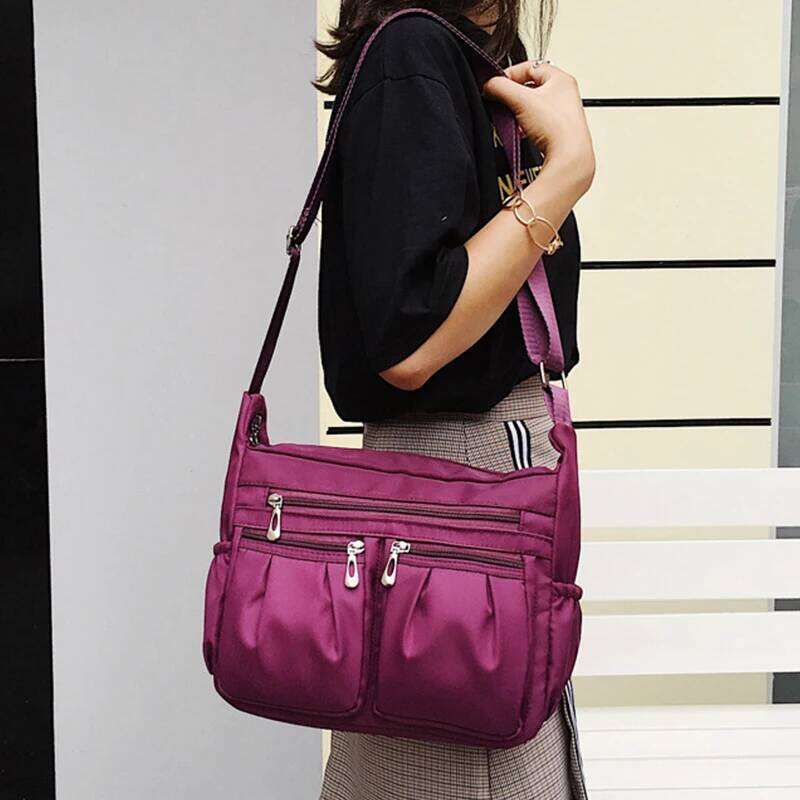 Nylon Crossbody For Women Large Capacity Shoulder Multi-Pocket Female Bag Shopping Travel Lady Handbag Leisure Purse Sac