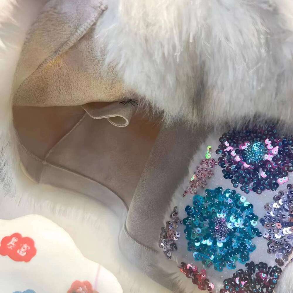 Faux Mink Fur Coat for Women, Sequins Jacket, Loose Long Overcoat, Thick Warm Female Clothing, New Fashion, High Quality, Winter