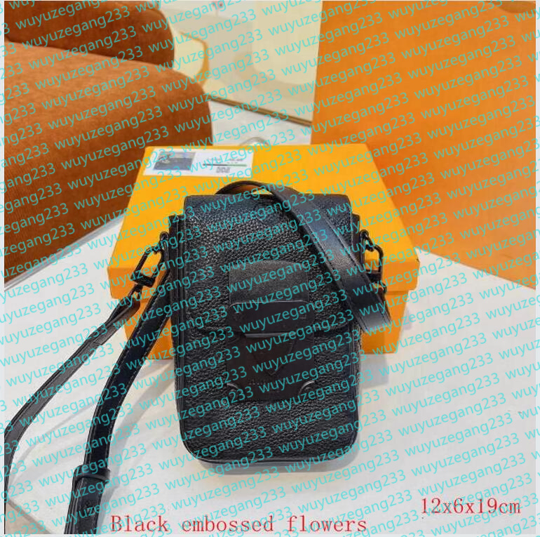 Evening Bags S-LOCK VERTICAL WEARABLE WALLET Designer Crossbody bag Women men Brand Mini Purse with Chain Single shoulder Card Coin Holder Ladies Suitable Phone