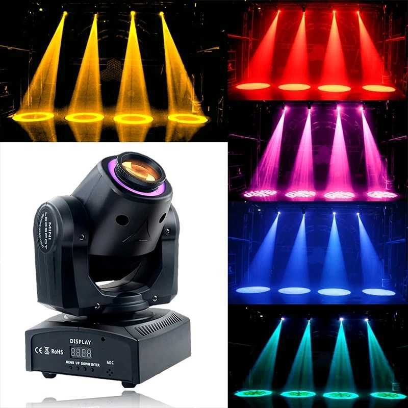LED Lights Party DJ Disco Shaking Head Flash 1/2PC 80W Moving Head Spotlight Pattern Lights Bar Club Performance Event Ballroom XJ250527