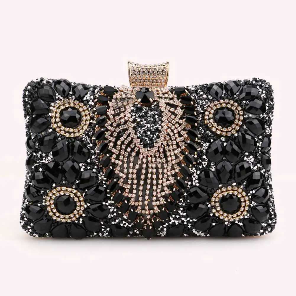 Women Diamond Shoulder Bag Rhinestones Wedding Party Clutch Glitter Evening Bags for Parties Wedding Clubs W250527