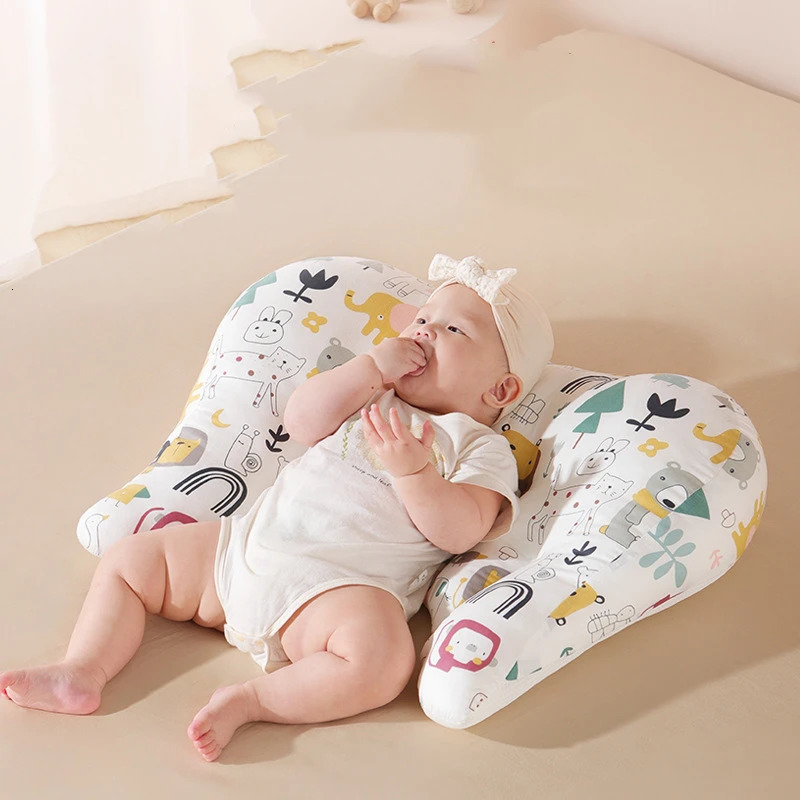 Anti Vomiting Pillow Prone Sleeping Head Up Doublesided Shaped Breathable Cool and Soothing 250527