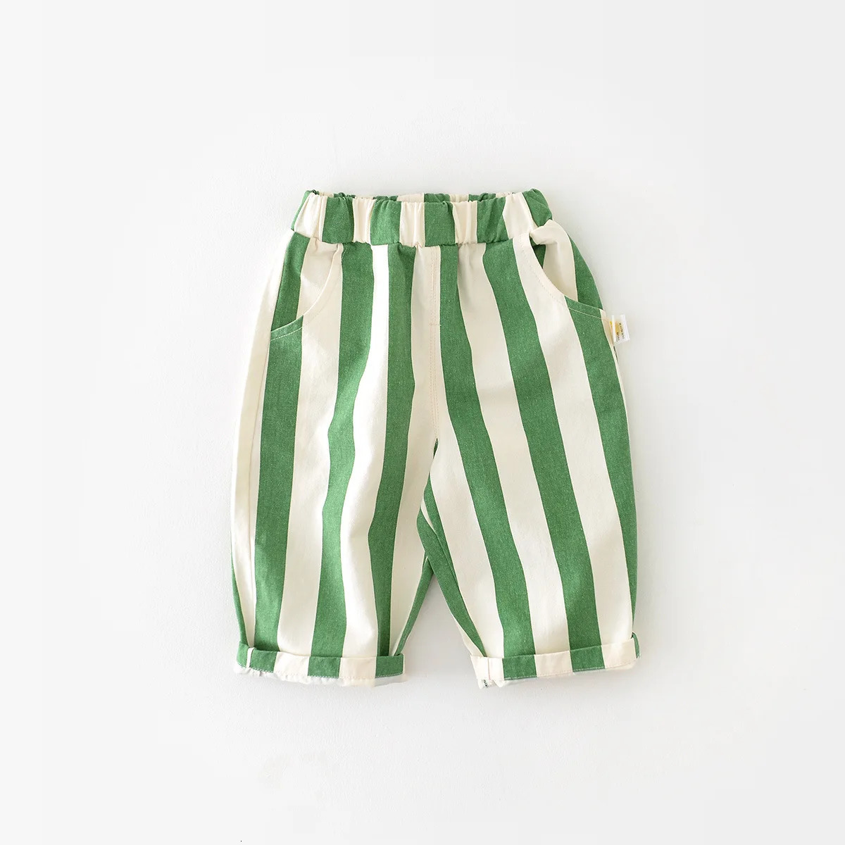 MILANCEL Spring High Waist Cool Kids Baby Stripe Pants Korean Style Casual Children School Trousers Outwear Clothing 250527
