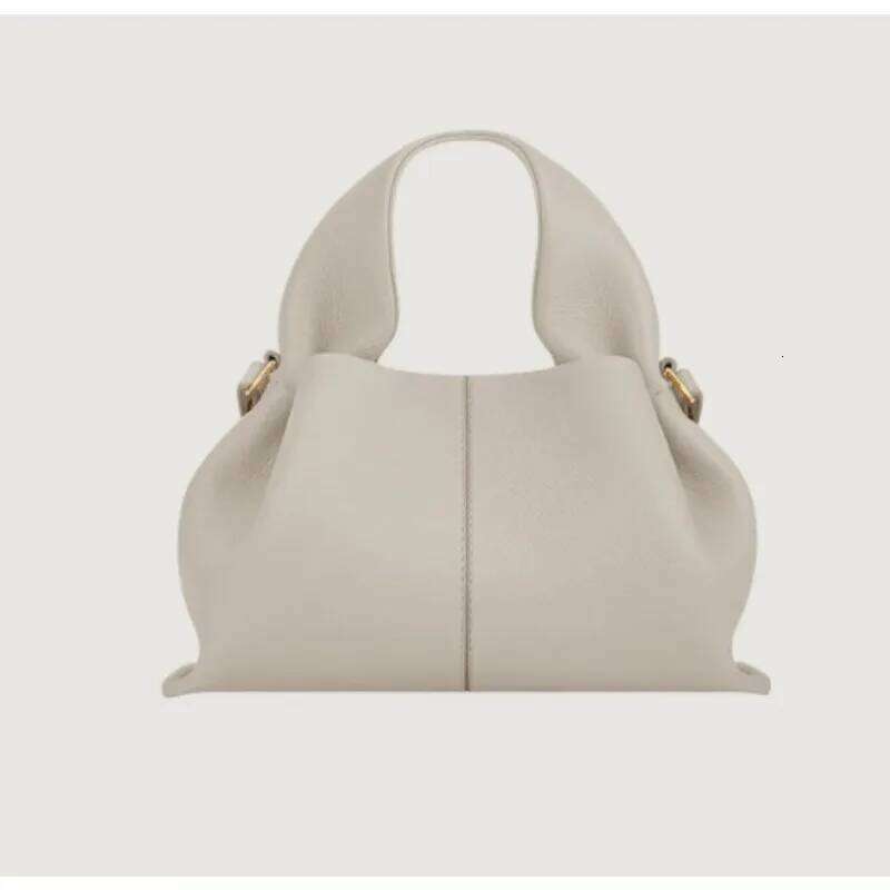 Cloud Bag New Color Number Nine Litchi grain cowhide dumpling handbag crossbody female