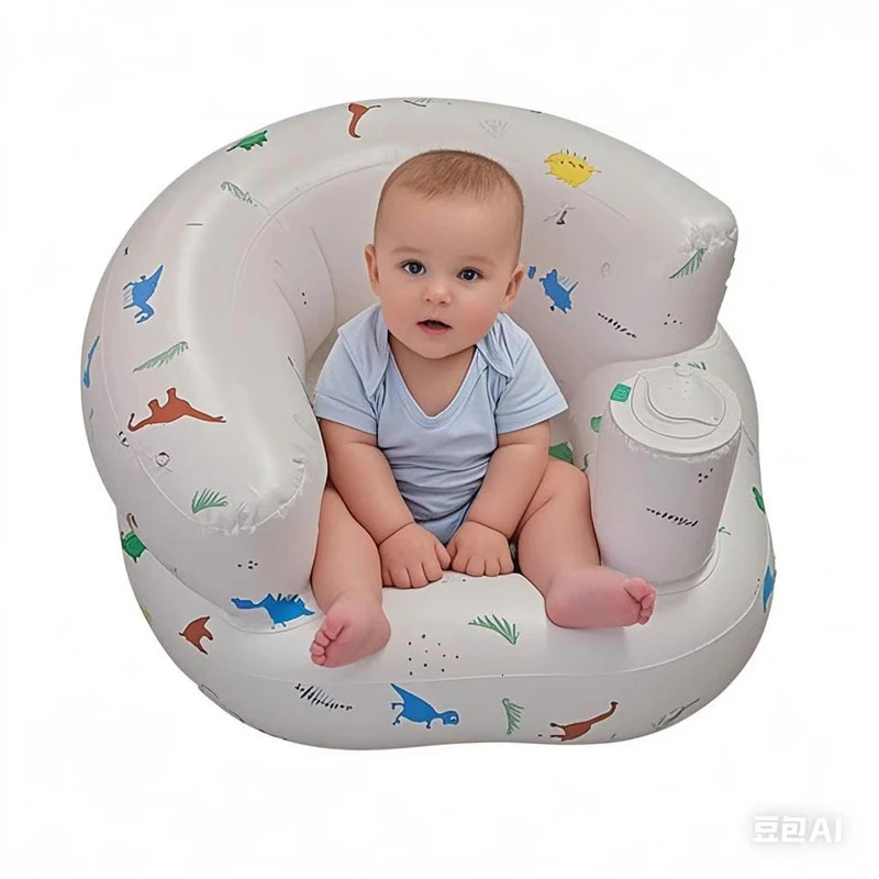 Babies 636 Months Inflatable Baby Seat SofaBuilt in Air Pump Children SofaBumbo for Learning to SitFeedingCamping 250527