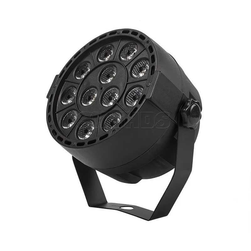SHEHDS LED Par 12x3W RGBW Stage Light With DMX512 for Disco DJ Projector Machine Party DecorationXJ250527