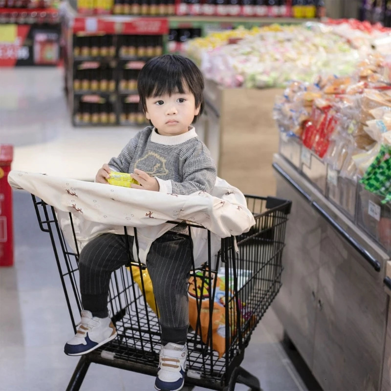 Print Kids Shopping Cart Pad Sleeve Baby High Legged Dinning Chair Seat Cover Care Solution for and Toddlers A2UB 250527