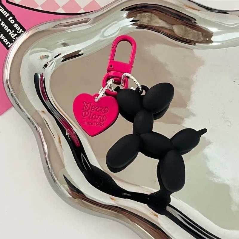 Fashion Keychain Punk Y2K Balloon Dog Keychains for Women Bag Pendant Jewelry Trinket Girls Car Key Ring Key Chain Accessories W250526