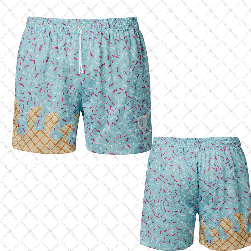 Summer Breathable Trouser Sweatpant Casual Beach Adult Ice Cream Pants Surfing Jogging Baseball Youth Swim Lifestyle Short 250526