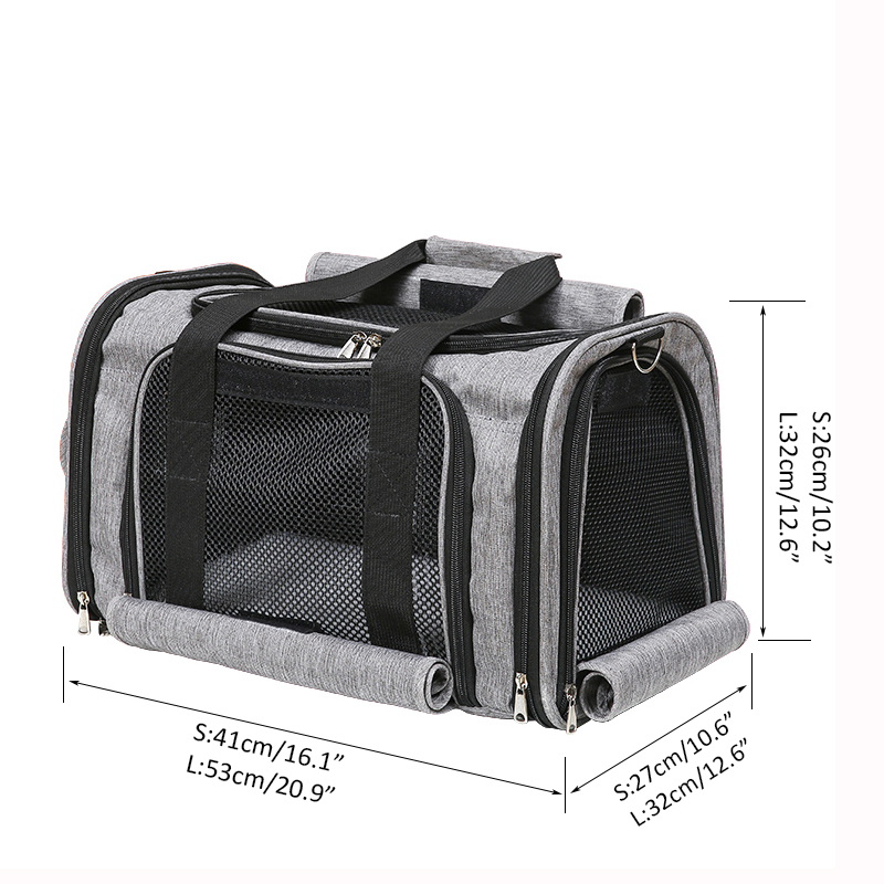 Pet Carrier Bag for Small Medium Cats Dogs Puppies up to 26 Lbs Steel Frame Dog Carrier pricacy-Oriented cat Carrier Collapsible pet Carrier for Easy 