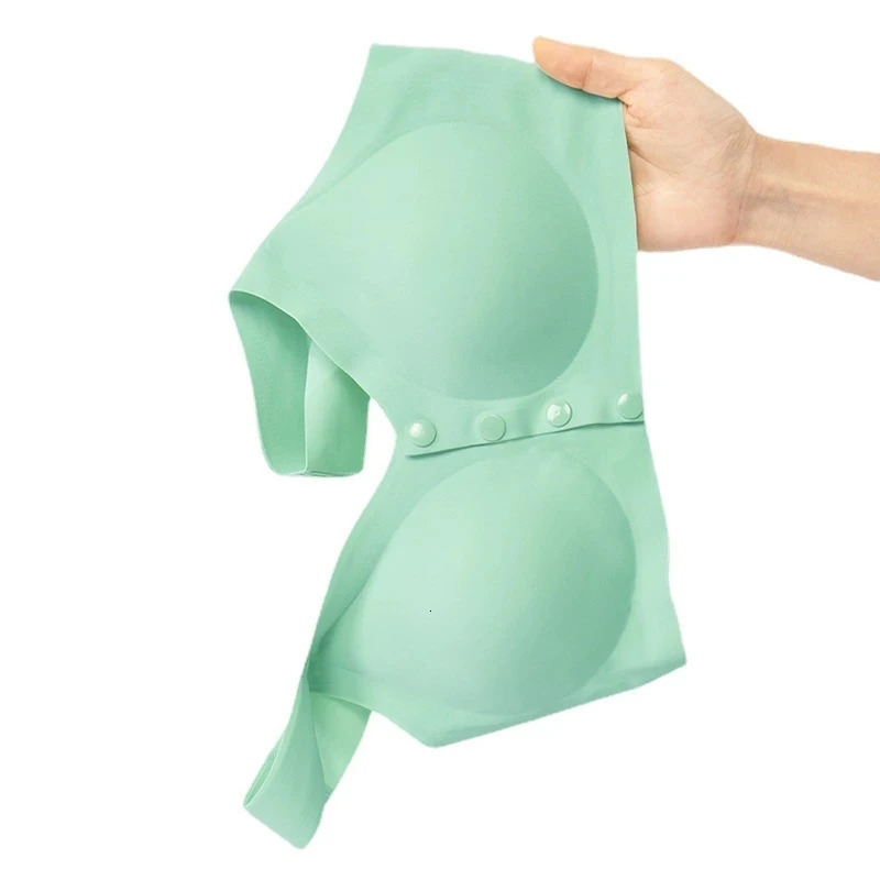 Plus Size Breastfeeding Bras Maternity Nursing Bra Feeding Underwear Clothes For Pregnant Women Seamless Ice Silk 250527