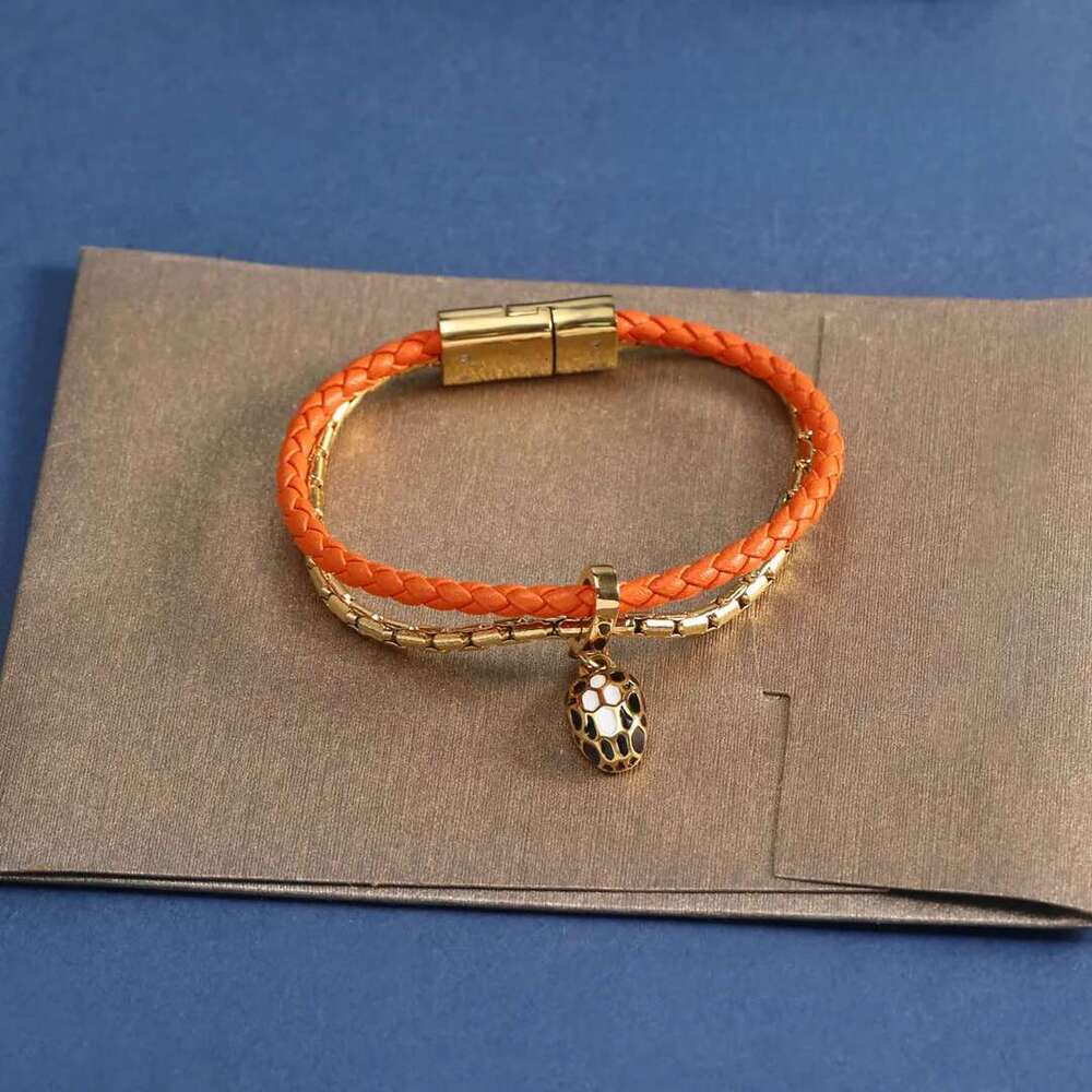 designer leather bracelet bangle mens designer bracelet women simple jewelry brown black couple gift plated gold mens bracelet casual ornament retro Z