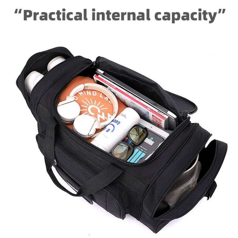 Men Travel Bag Gym Fiess Multi-funcation Detachable Shoulder Strap Handbag Shoes Pocket Traveling Storage Crossbody Bags