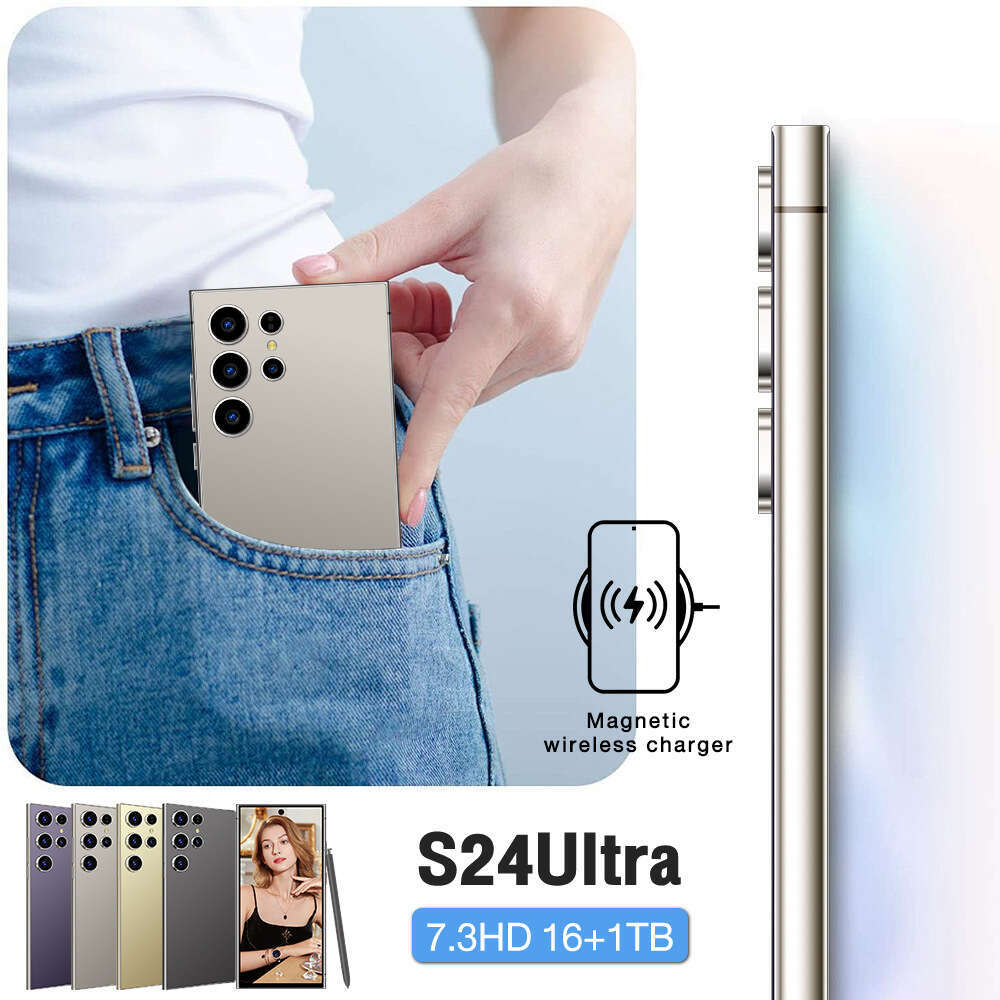 Smart phone S24 Ultra Android big screen 16+1T display and exclusive experienceid Smartphone Camera Phone HD Display Face Recognition
