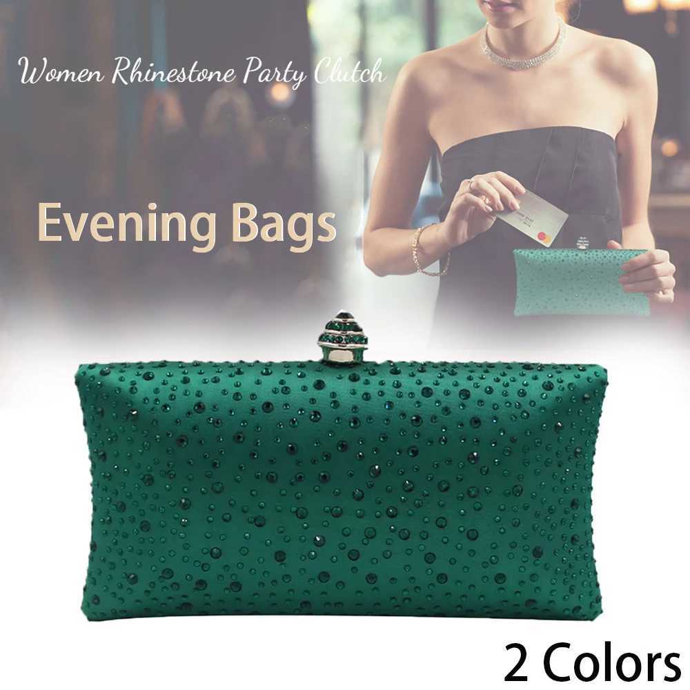 Fashion Luxury Women Clutch Bag With Rhinestone Exquisite Design For Women Party Wedding Shoulder Bag Handbag Evening Bag W250527