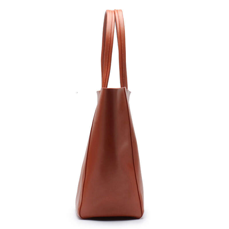 New Capacity Commuter Mommy Cowhide Large Genuine Leather Tote Single Shoulder Crossbody Shopping Bag designer bag