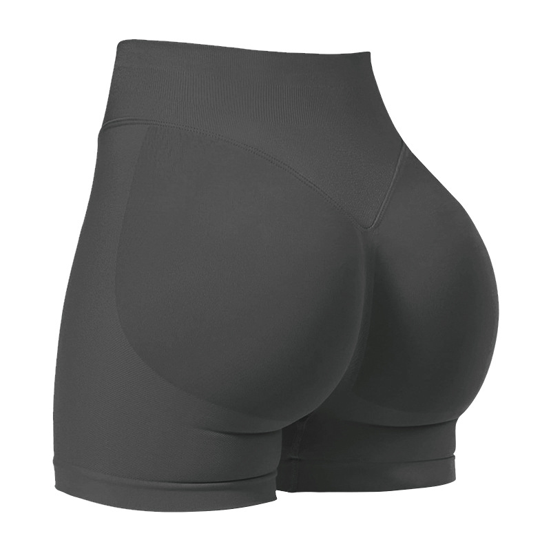 Yoga gym shorts women athletic short skinny elastic high waisted pants outdoor running breathable quick dry moisture wicking sports training pant size