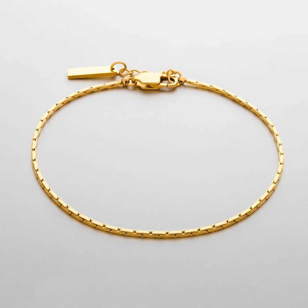 eManco Wire Chain Bracelet Fashion Trend Of New Personalized Mens White Gold Bracelet Without Losing Color Wholesale Jewelry W250526