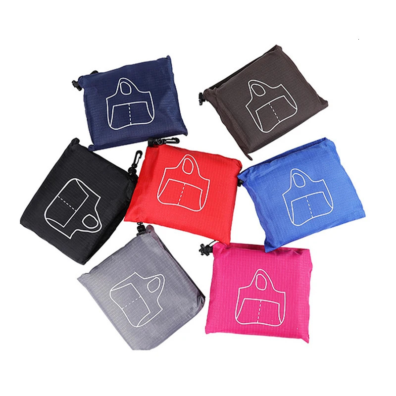 Large Foldable Shopping Bag Reusable Eco Bag Fruit Picnic Bag Grocery Package Beach Toy Storage Bags Woman Tote Shoulder Pouch 250526