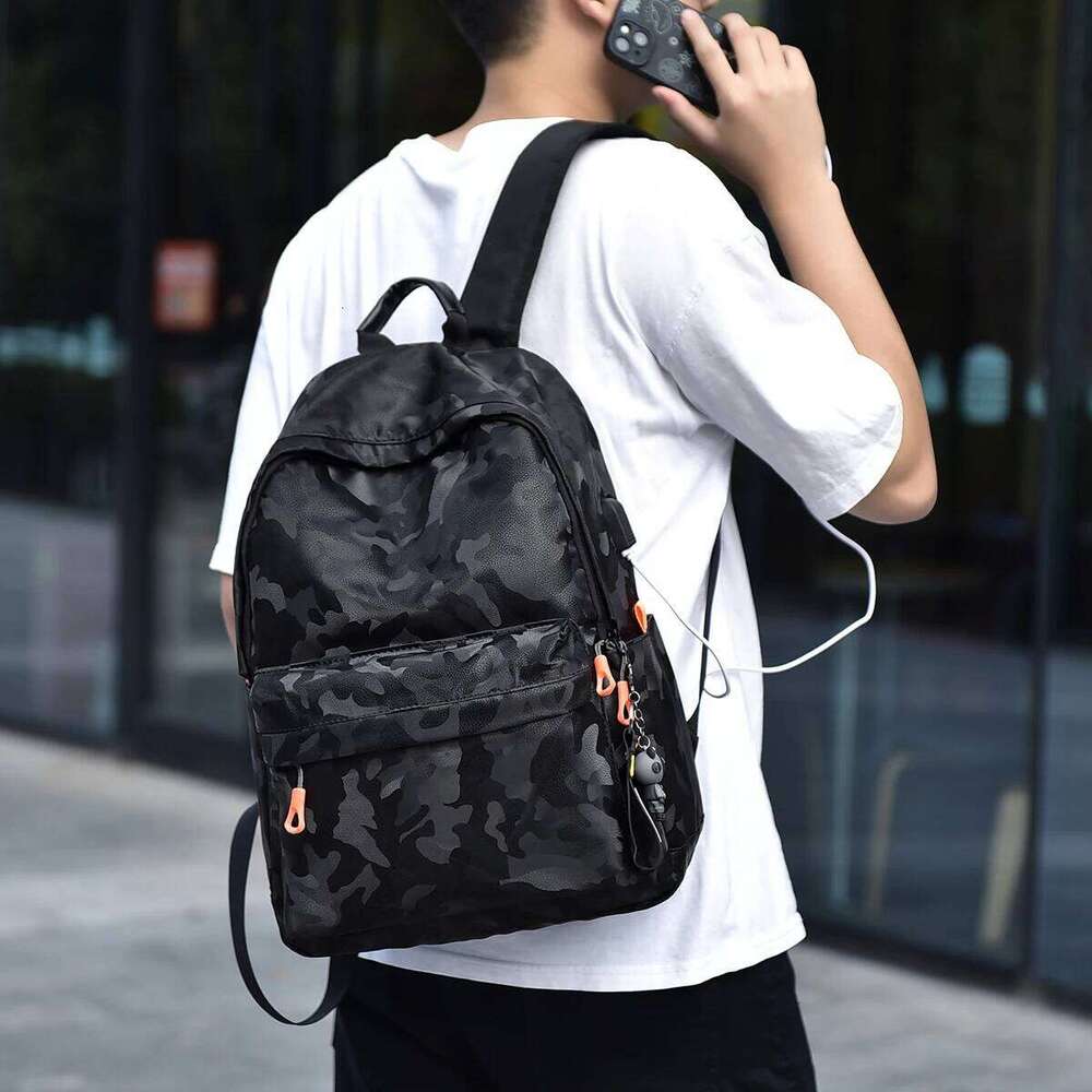 Men Backpacks Camouflage Design Casual Fashion Waterproof Backpack Outdoor Daypack Durable Travel School Student Bag