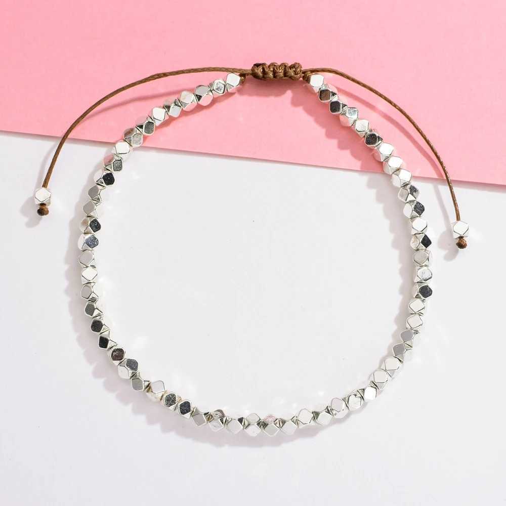 ZMZY New Fashion Minimalist Handmade Boho Bracelet Stone Hematite Beads Bracelet Jewelry Gift Friendship Women Accessories W250526