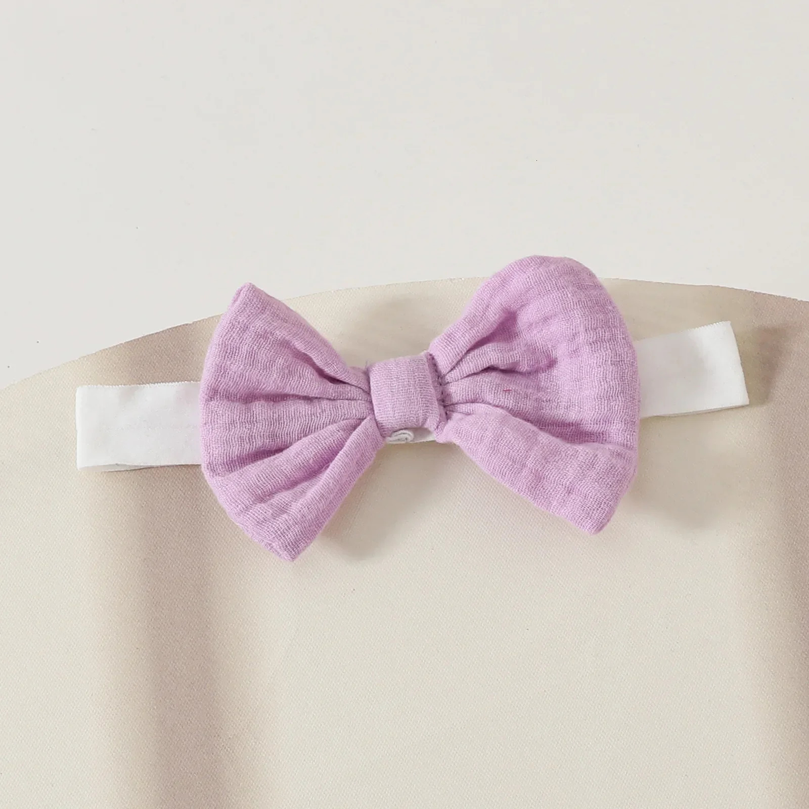 Sweet Purple Girls Childrens Set 0 2 Y Baby Girl Outfit Sleeveless Romper and Ruffled Skirt with Bow Print Headband 250527