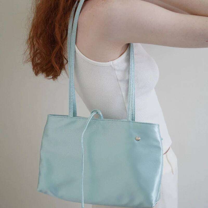 Women's Bags Designer Brand Ballet Style French Simple Retro Veet Satin High Quality Ladies Handbag Small Square Shoulder Underarm Bag