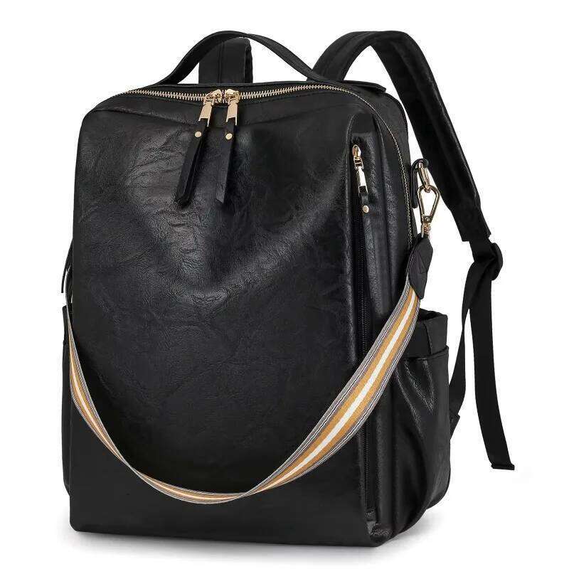 Purse for Women Waterproof PU Leather Backpack Anti-Theft Lightweight Fashion Multipurpose Travel Shoulder Bag Handbag