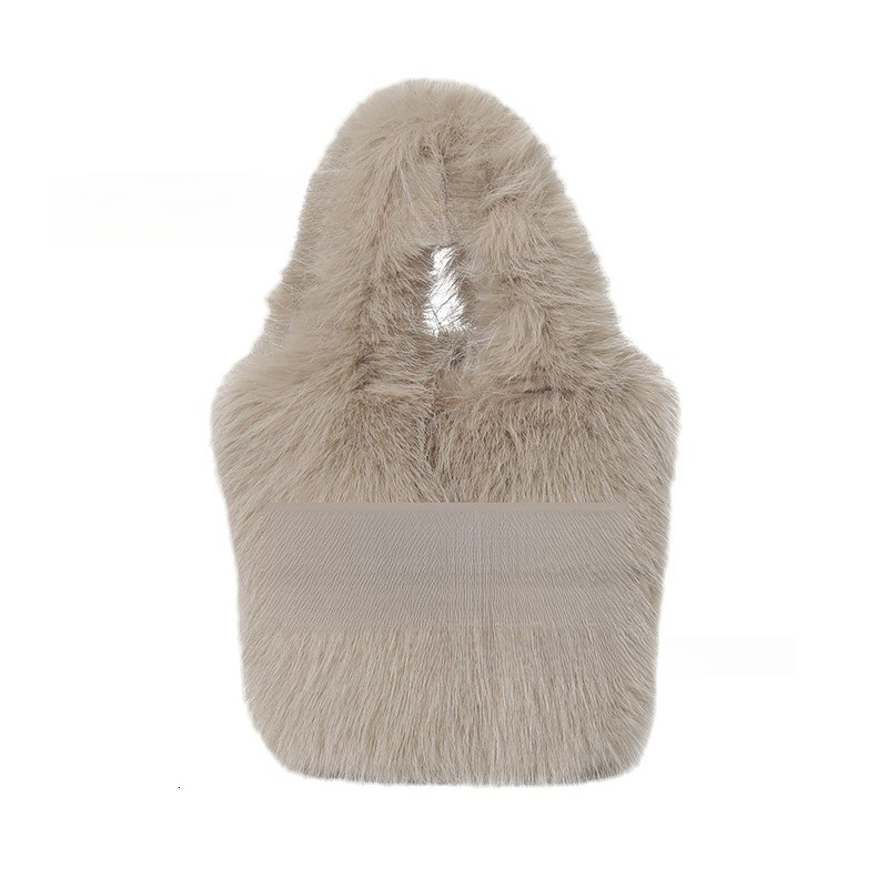 Top quality Brand High Quality New Style Style Autumn Winter 2025 New Plush Handbag Fox Fur Bag Versatile Fashionable Cross-border New Free Delivery D