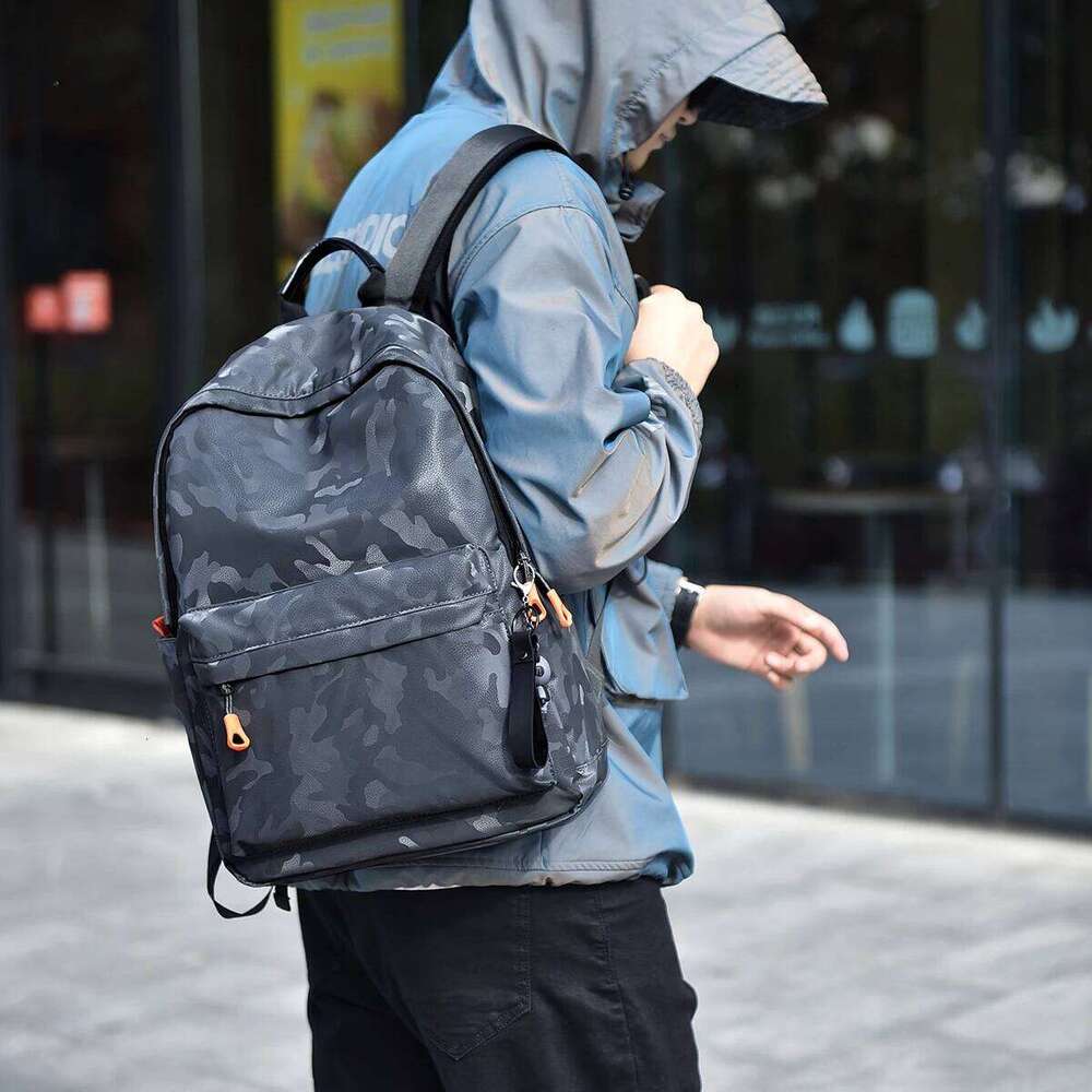 Men Backpacks Camouflage Design Casual Fashion Waterproof Backpack Outdoor Daypack Durable Travel School Student Bag