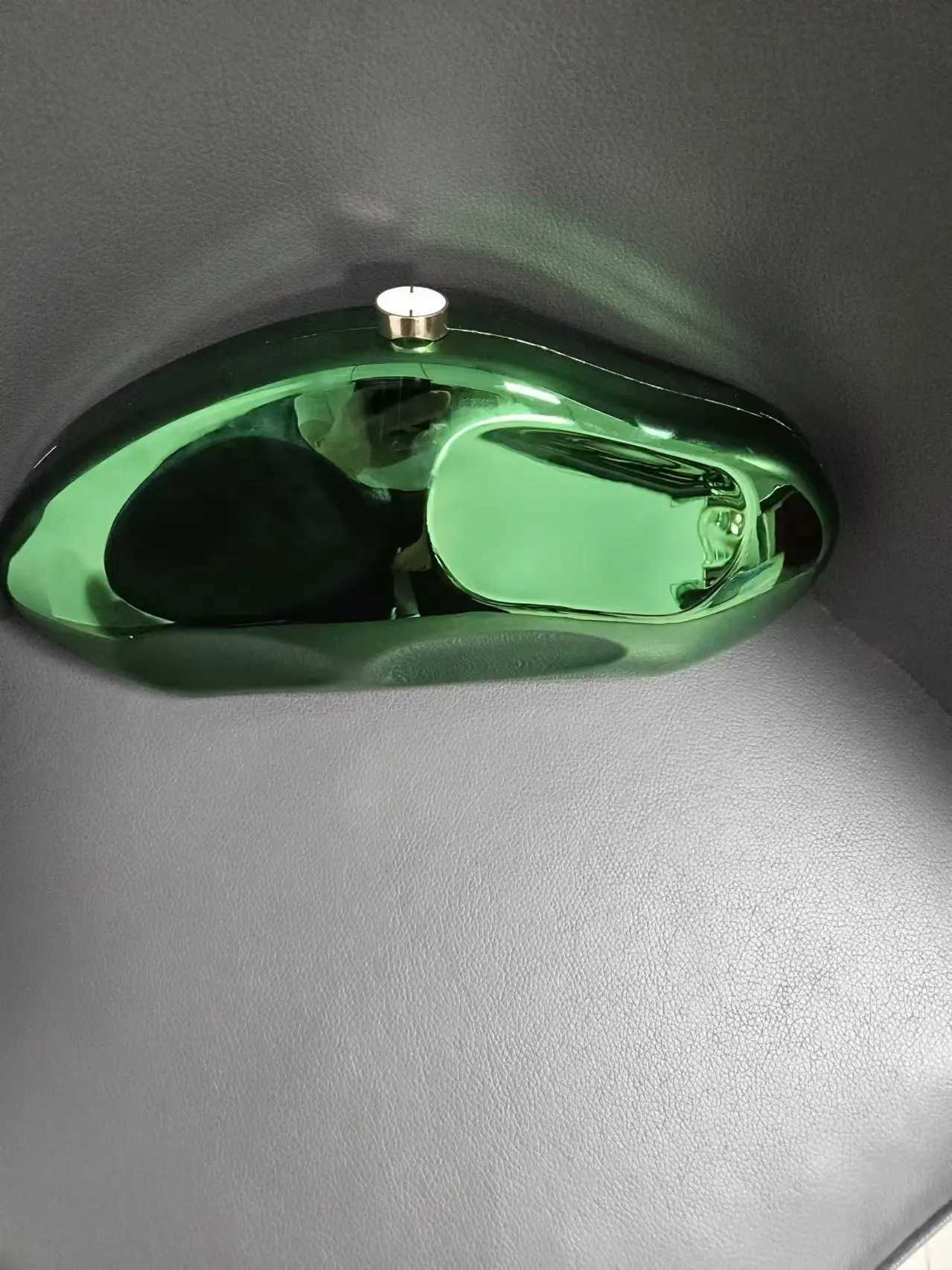 2024 Yeni Son Green/Black/Skyblue/Gold Akrilik Clutch anta Parti antas Akam Gnlk Kullanm in W250527