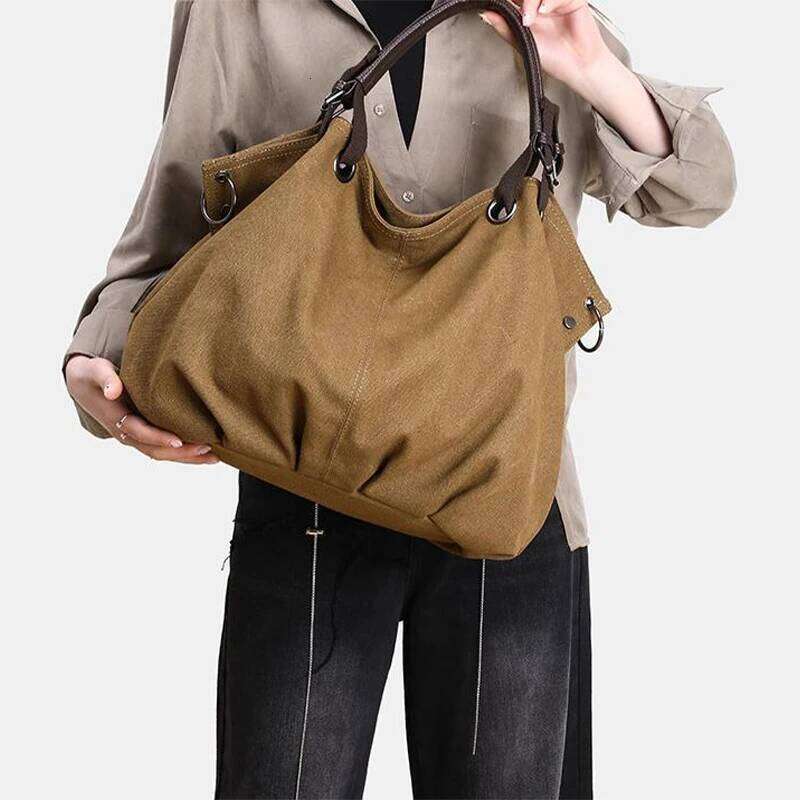 Women's Bags Designer Novelty Large Capacity Canvas For Women Versatile Shoulder Hand Carry Durable Stylish Design Womens Roomy Tote Bag